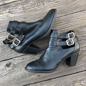 Moto Buckle Ankle Boots 🖤